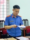 Trực tiếp kiểm sát thi hành án hình sự tại UBND các xã, phường trên địa bàn thành phố Đồng Hới