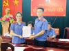 Lễ kết nạp đảng viên mới của Chi bộ Viện kiểm sát nhân dân thành phố Đồng Hới