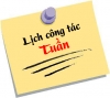 Lịch công tác tuần 29 (16/6/2025 - 22/6/2025)
