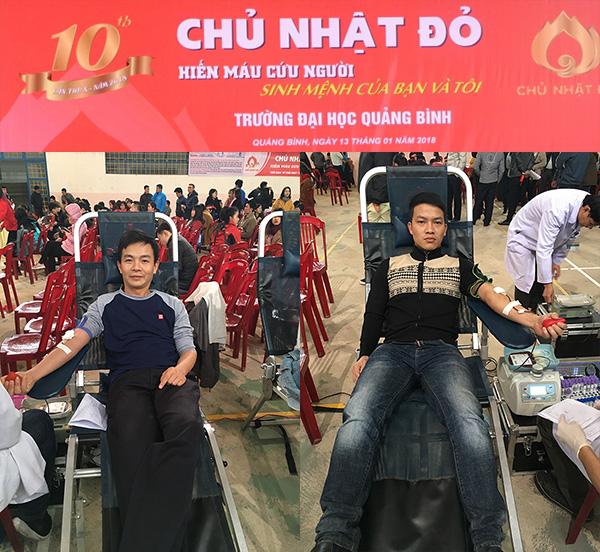 Chi đoàn Viện kiểm sát nhân dân tỉnh tham gia ngày hội “Chủ nhật đỏ” năm 2018