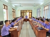 Đồng chí Phó Viện trưởng VKSND tỉnh Quảng Trị làm việc với VKSND khu vực 2, tỉnh Quảng Trị.