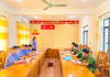 VKSND khu vực 4 - tỉnh Quảng Trị trực tiếp kiểm sát việc tiếp nhận, giải quyết nguồn tin về tội phạm tại Công an xã Trường Ninh.