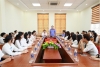 Sinh viên trường Đại học luật TP. Hồ Chí Minh tham quan, học tập thực tế tại VKSND khu vực 1 tỉnh Quảng Trị